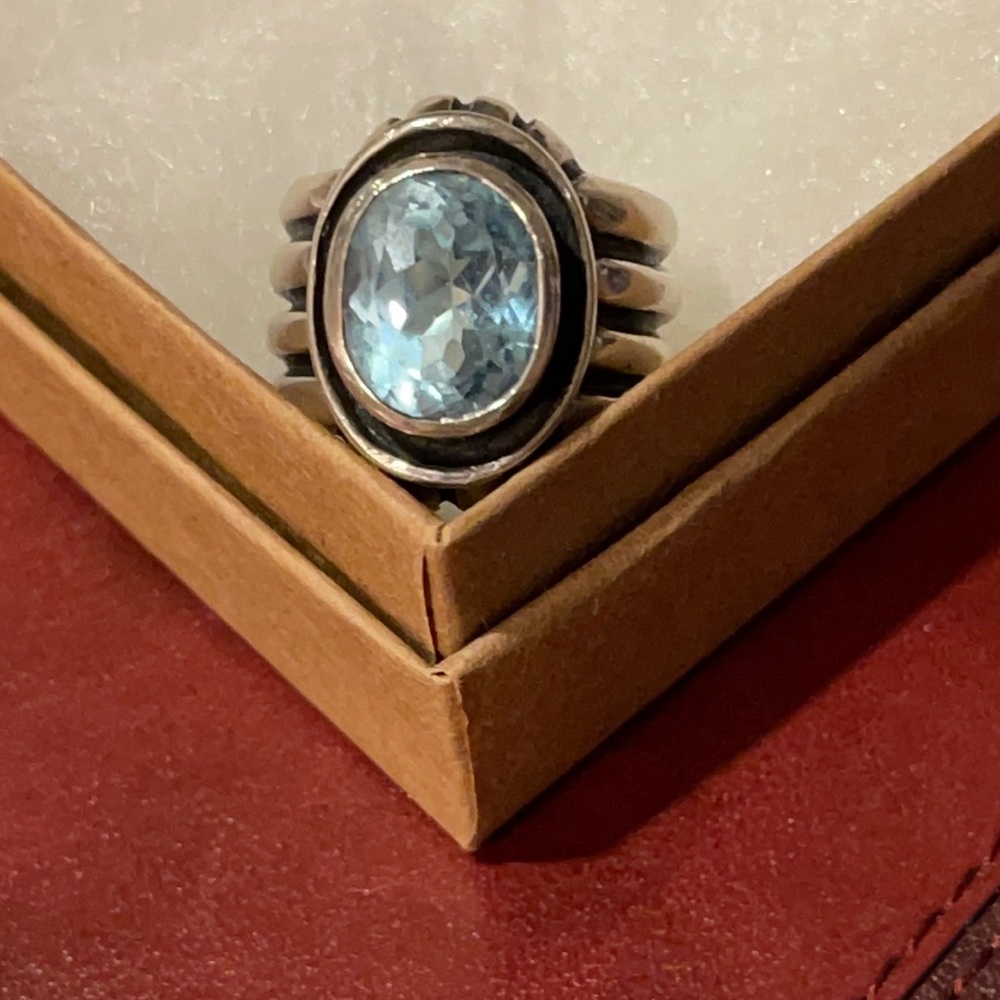 Silpada Blue Stone Ring